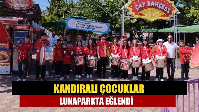 ÇYDD Kandıra Şubesi'nin öncülüğünde gerçekleştirilen lunapark karne hediyesi etkinliği bu