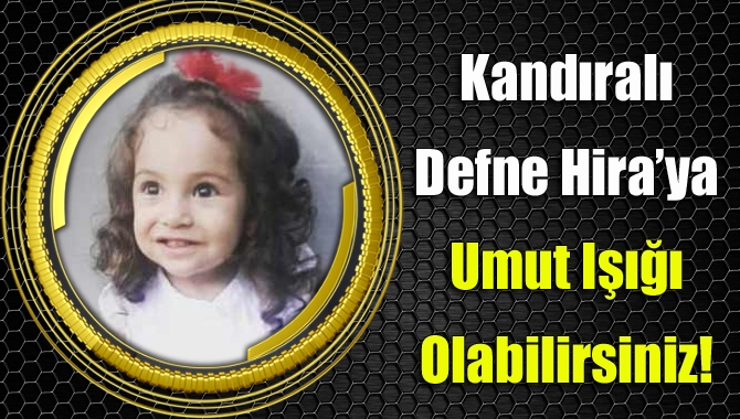 Kandıralı Ordu çiftinin 3 yaşındaki kızları Defne Hira, kanserle mücadele