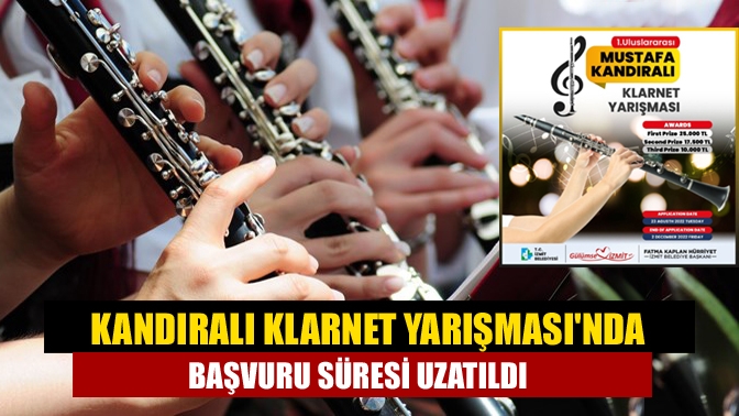 İzmit Belediyesi tarafından bu yıl ilki düzenlenecek olan Mustafa Kandıralı