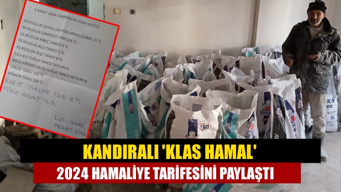 Her ay bir günlük kazancını bir hayır kurumuna bağışlayan Kandıralı