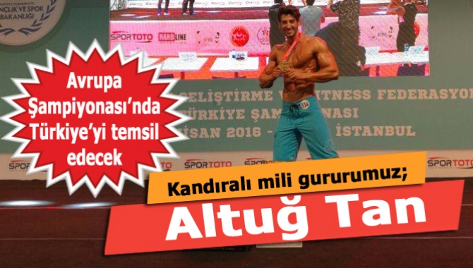 Türkiye Vücut Geliştirme ve Fitness Şampiyonası’nda 1’nci olarak Kandıra’ya büyük
