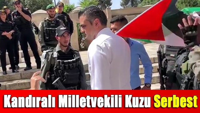 Filistinlilere destek vermek için düzenlenen etkinliğe giderken İsrail polisi tarafından
