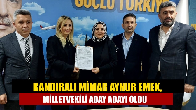AK Parti Kandıra ve il teşkilatlarından görev alan Mimar Aynur