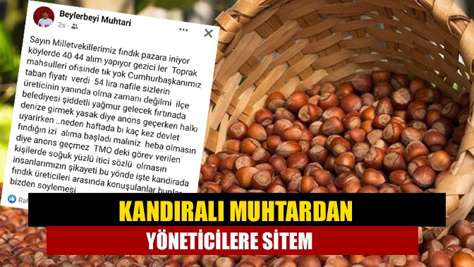 Kandıra Muhtarlar Derneği eski Başkanı ve Kandıra Beylerbeyi Muhtarı Musa