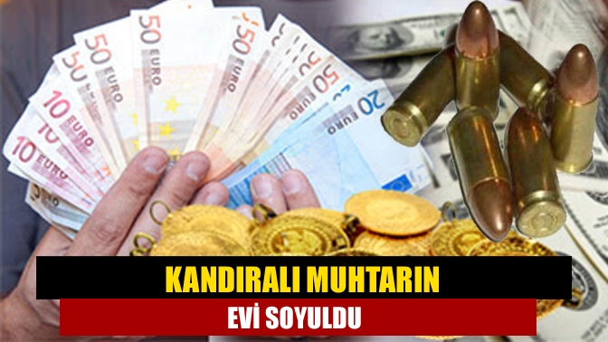Kandıra Karaağaç köy muhtarının evine giren hırsızlar, 7 adet çeyrek