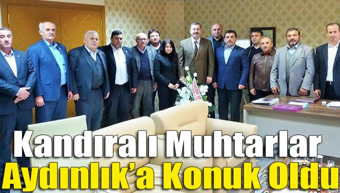 Yeni Kandıra Muhtarlar Derneği Başkanı Musa Yener ve yönetimi, Büyükşehir