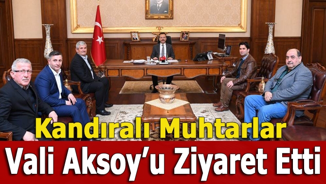 Kandıra’nın merkez mahalle muhtarları Cüneyt Özcan, Ali Çıkrıkçı, İsmail Balaban,
