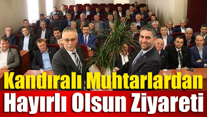 Kandıra Belediye Başkanı Adnan Turan’a Türkiye Muhtarlar Derneği Kandıra Şube