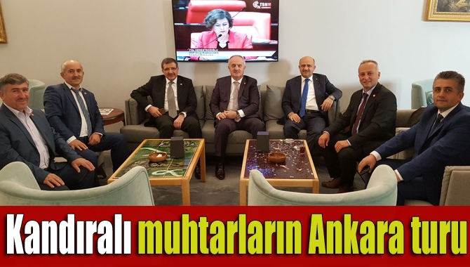 Kandıralı muhtarlar, Türkiye Büyük Millet Meclisi’ne giderek Kocaeli milletvekillerini ziyaret