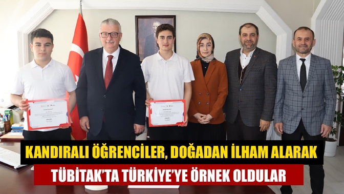 TÜBİTAK yarışmasında kimya alanında bölge ikincisi olan Kandıra İmam Hatip