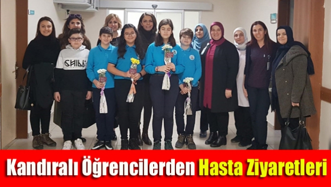 Kandıralı öğrenciler M. Kazım Dinç Kandıra Devlet Hastanesi’ni ziyaret ederek,