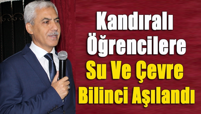 İSU Genel Müdürlüğü tarafından Kandıra’da eğitim gören ortaokul öğrencilerine suyun