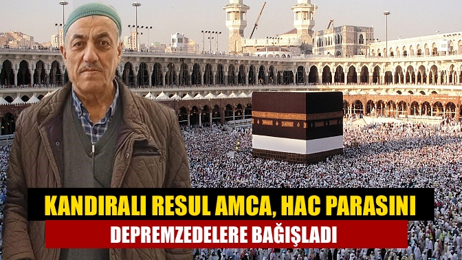 Kandıra Akıncı Mahallesi sakinlerinden Resul Ayyıldız örnek bir davranışta bulunarak