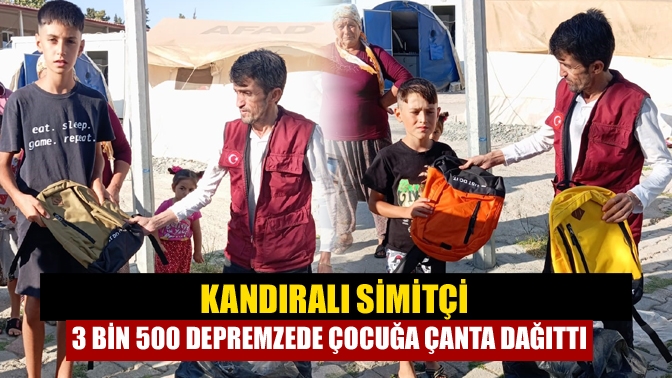 Kandıralı Simitçi Erkan Ayhan, simit satarak elde ettiği gelirle 6