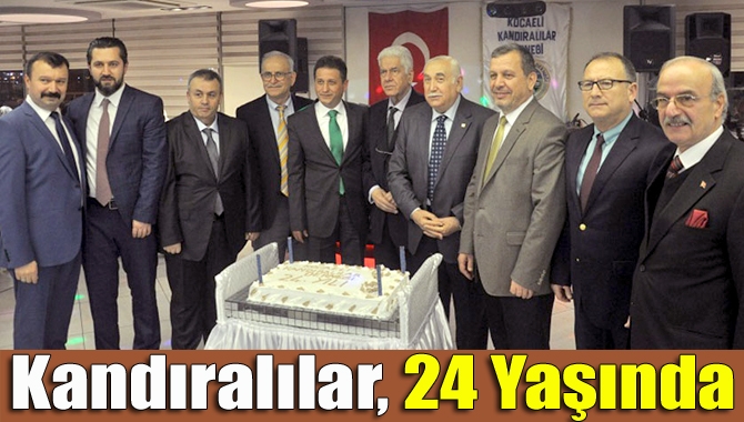 Kocaeli Kandıralılar Derneği, 24. yaşını dün akşam Otel Asya’da organize