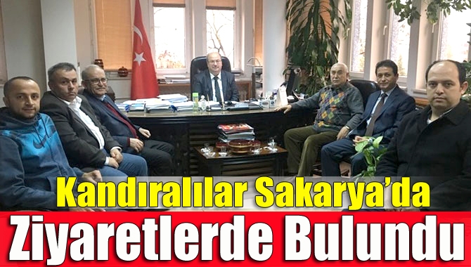 Kocaeli Kandıralılar Derneği yöneticileri, Sakarya’da hemşeri ziyaretlerinde bulunarak 11 Ocak’ta