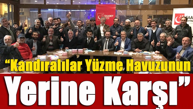 Saadet Partisi Kandıra İlçe Başkanı Ramazan Nural Arslan, Kandıralıların yüzme