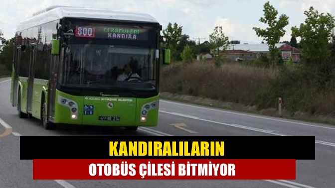 Kandıra hattındaki küçük otobüsler, özellikle akşam saatlerinde yoğunluğu karşılamıyor. Vatandaşlar,