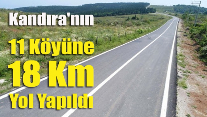 Kandıra ilçesindeki köylerde yol konforunu arttırmayı amaçlayan Büyükşehir Belediyesi, 11