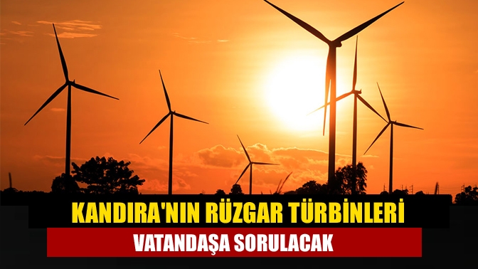 Orange Diamond tarafından Kandıra'ya yapılacak olan yeni rüzgar türbinleri projesinde