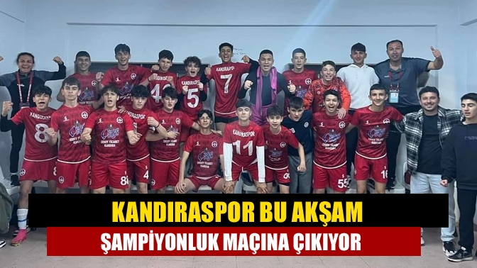 İlçemizi gururla temsil eden Kandıraspor U15 takımımız bu akşam saat