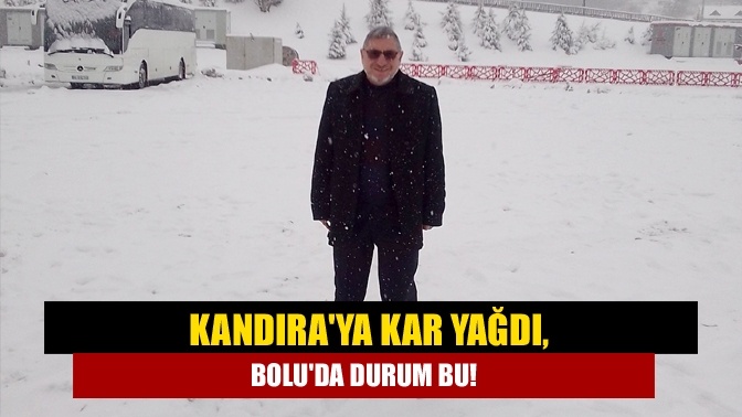 11 Nisan Cuma günü Kandıra’da aniden yağan kar, ilçeyi beyaza