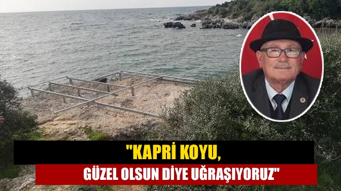 Kefken'in Kapri Koyu'nda kayalıkların üzerine yapılan demir platforma vatandaşların tepki