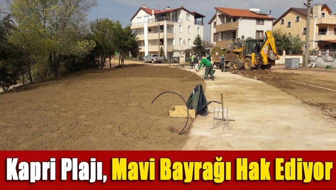 Kefken’in Kapri Plajı, Büyükşehir Belediyesi tarafından düzenlenerek yaza hazırlandı.