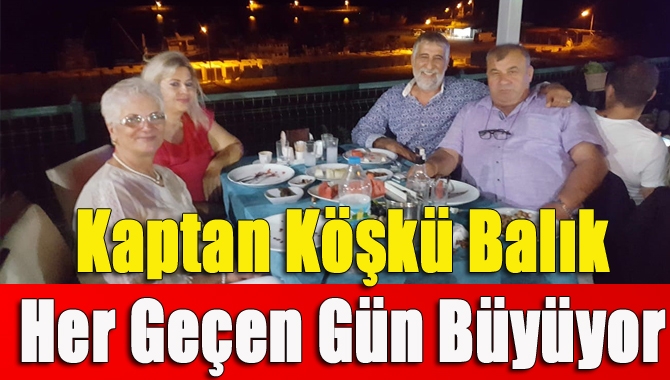 Kandıra Bağırganlı Limanı’nda geçen yıl hizmete açılan Kaptan Köşkü Balık