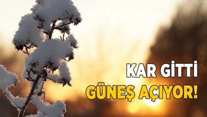 Kocaeli'de kar yağışı sonrası güneşli bir hava hakim olacak. Meteoroloji’nin