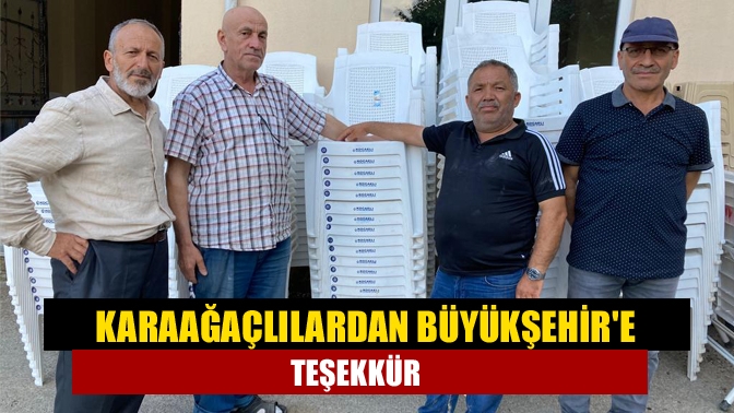 Karaağaç Mahalle Muhtarı Mehmet Elmacı, köylerindeki etkinliklerde kullanmak üzere talep