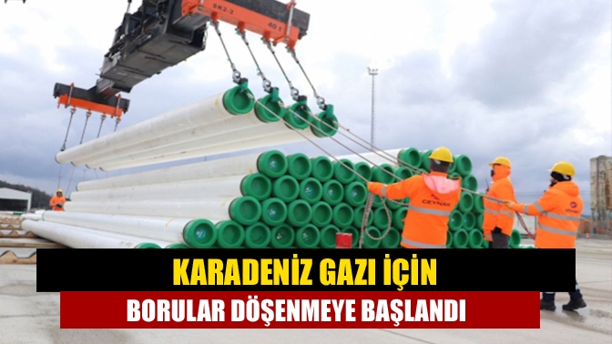 Karadeniz’de bulunan 540 milyar metreküplük doğalgazın karaya nakli için 170