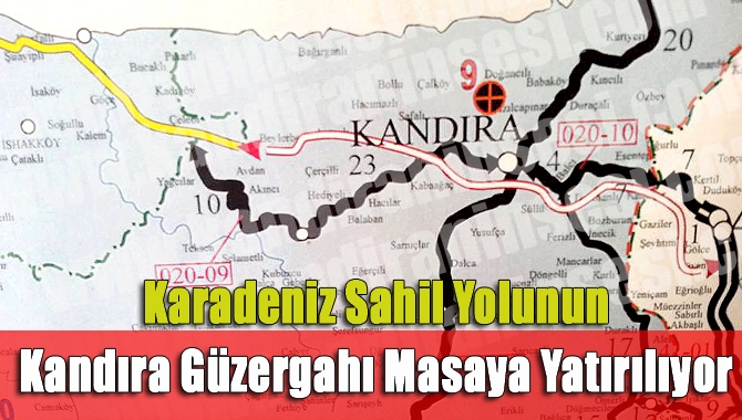 Karayolları Genel Müdürlüğü tarafından yaptırılacak, Ağva’dan başlayıp Kandıra’dan geçerek Sakarya’nın