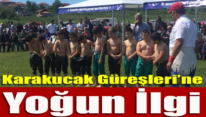 Kandıra’da bu yıl ilki gerçekleşen Kandıra Kaymakamlığı Karakucak Güreşleri, yoğun