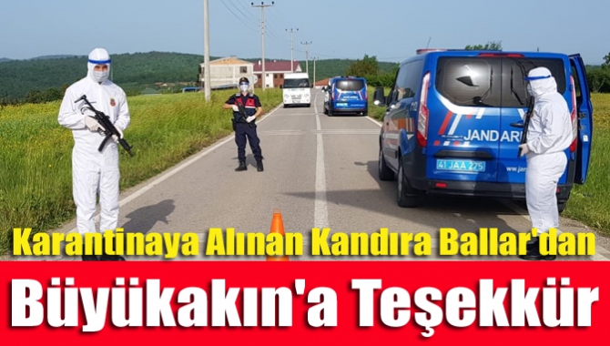 Ballar Muhtarı Yüksel Horos, Kovid-19 salgını sebebiyle karantinada olan mahallesine