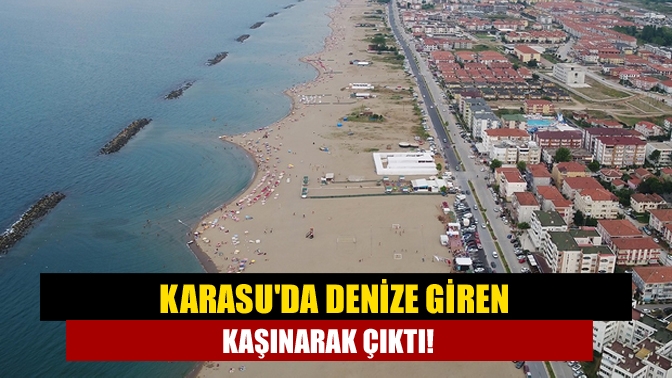 Sakarya'nın Karasu ilçesinde denize girdikten sonra kızarıklık ve kaşıntı şikayeti