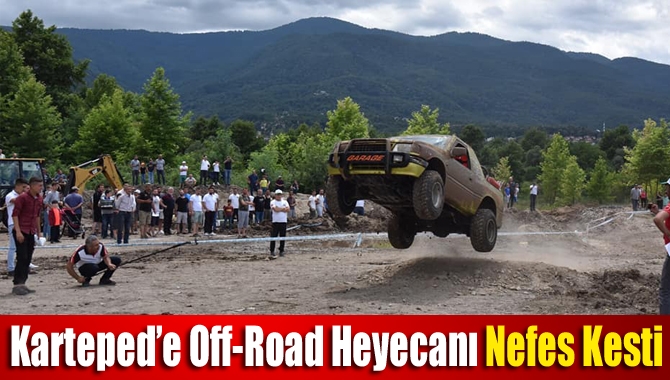Kartepe'de düzenlenen Off-Road şenliği, nefes kesen yarışlara sahne oldu. Takımların