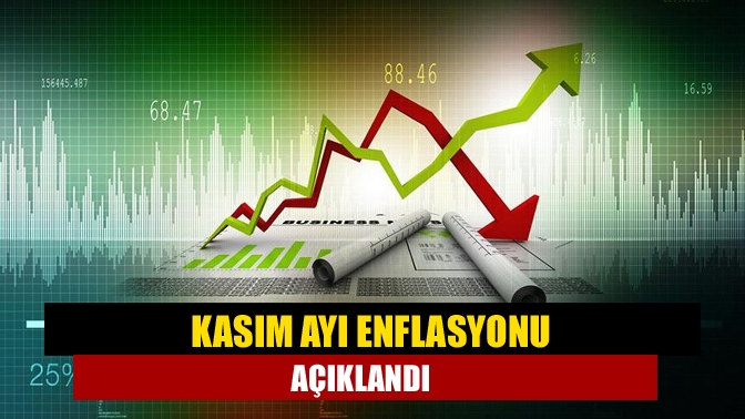 Türkiye İstatistik Kurumu (TÜİK), kasım ayı enflasyon rakamlarını açıkladı. Kasımda