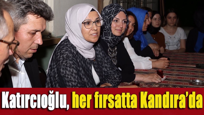 AK Parti Kocaeli Milletvekili Radiye Sezer Katırcıoğlu, Kandıra’da bir dizi