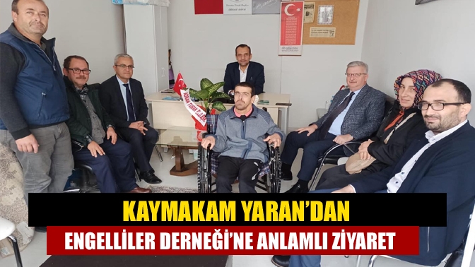 Kandıra Kaymakamı Ömer Lütfi Yaran, 3 Aralık Engelliler Günü münasebetiyle