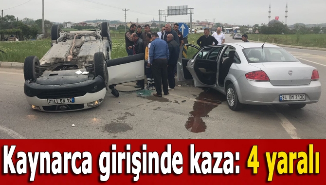 Kaynarca- Adapazarı yolu Karasu kavşağında meydana gelen kazada 4 kişi