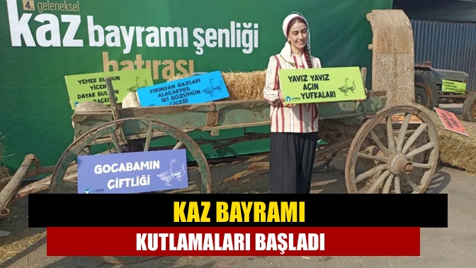 Geleneksel Kaz Bayramı’nın dördüncüsü, İzmit Eseler Köyü’nde birbirinden farklı etkinliklerle