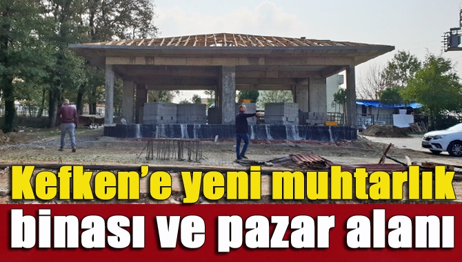 Kocaeli Büyükşehir Belediyesi Kandıra ilçesi Kefken Mahallesi’nde modern muhtarlık binası