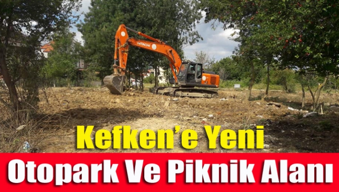 Kandıra Belediyesi tarafından Kefken’in Kapri mevkiinde yeni bir otopark ve