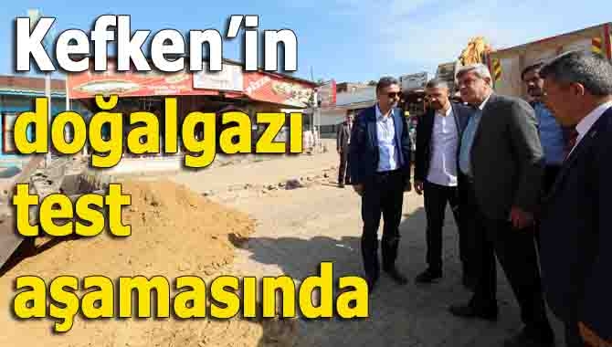 Başkan Karaosmanoğlu, Kandıra Kefken'deki doğalgaz yapım çalışmalarını yerinde denetledi. Büyükşehir