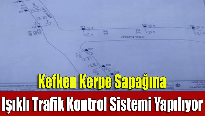 Yaz aylarında yüzlerce aracın kazaya karıştığı Kefken-Kerpe sapağına ışıklı trafik