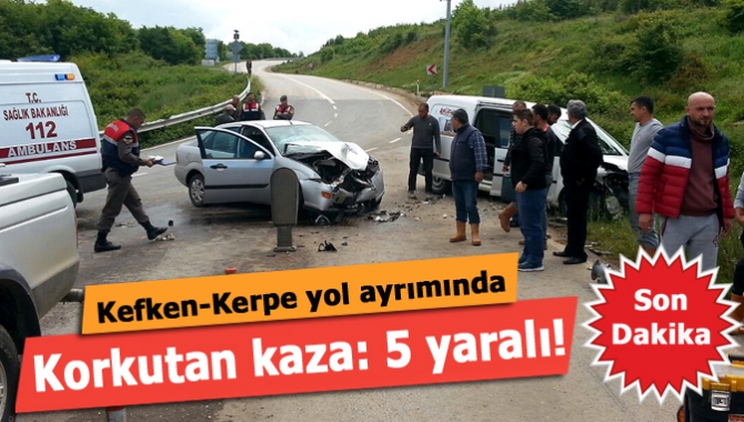 Yaz aylarında hemen hemen her gün kazaların yaşandığı Kerpe-Kefken yol