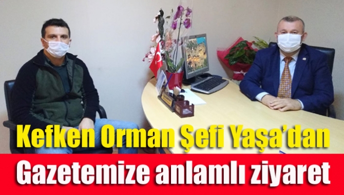 Kefken Orman İşletme Şefi Emrah Yaşa, 16 Ocak Basın Onur