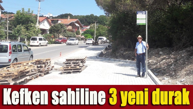Kefken sahilinde vatandaşların yoğun olarak kullandığı 3 bölgeye Kocaeli Büyükşehir