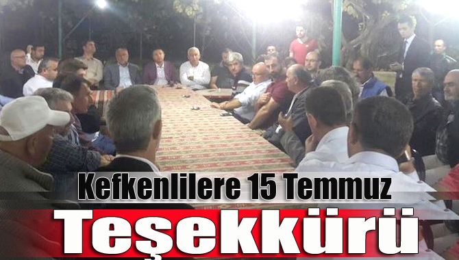 AK Parti Kandıra İlçe Başkanı Yunus Özder ve Kandıra Belediye